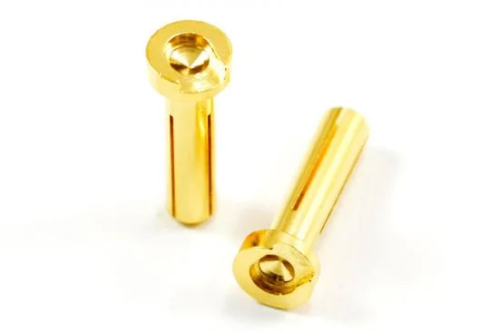 eTronix Low Profile 4.0mm Male Gold Connectors (2) For Right Angle — image 3 of 3