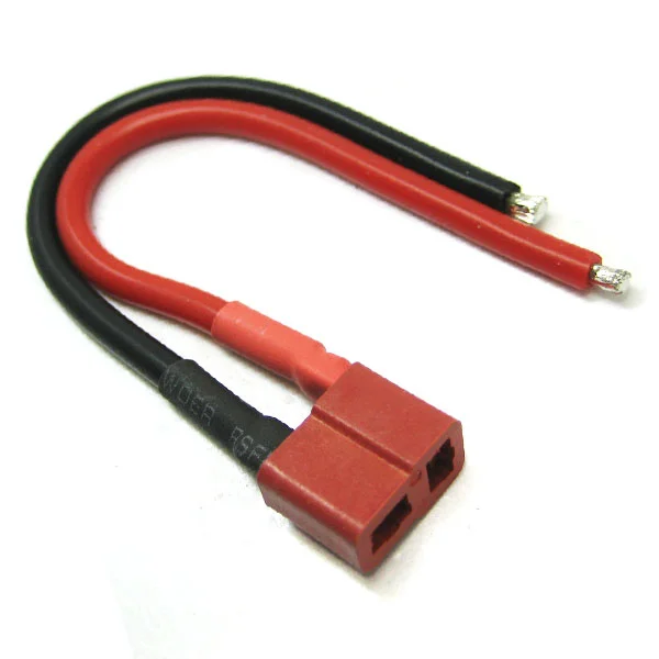 Female Deans Plug On 10Cm 14AWG Silicone Wire