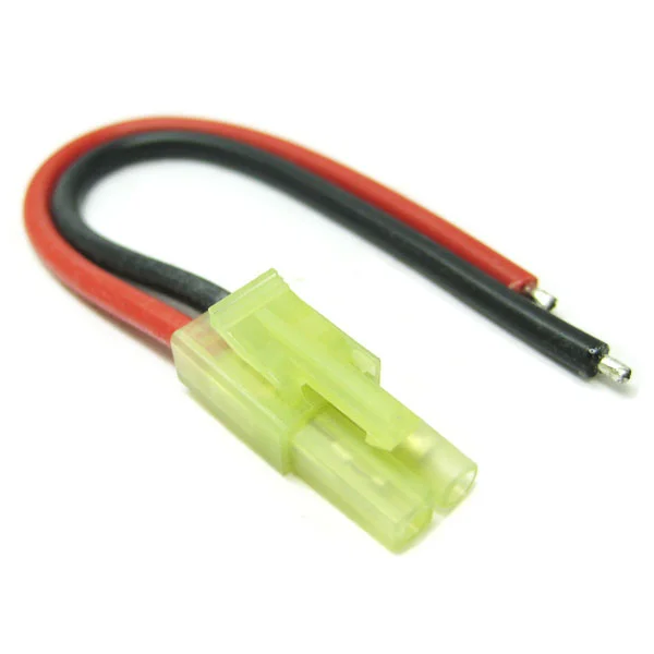 Male Micro Tamiya Connector on 10cm Fly Lead