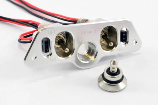 eTronix Super Duty Dual Power Switch With Fuel Dot And JR Connectors — image 2 of 3