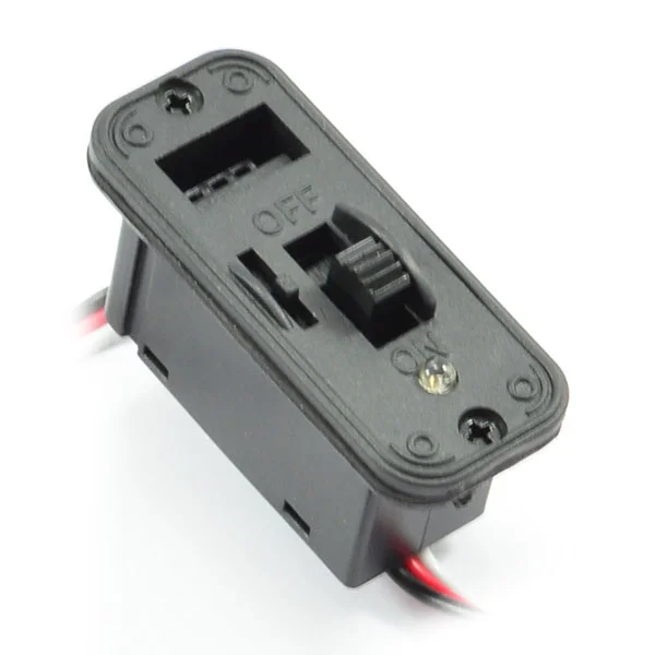 eTronix Heavy Duty Futaba Switch With LED Indicator + Charge Port