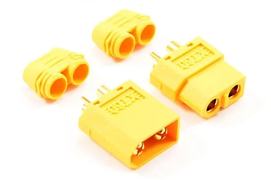 eTronix XT60 Connectors With Sleeves - 1 Pair (Male/Female) — image 2 of 2