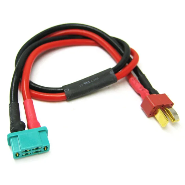 Male Deans To Male Multiplex MPX Adapter (Use Deans Batteries in MPX Planes)