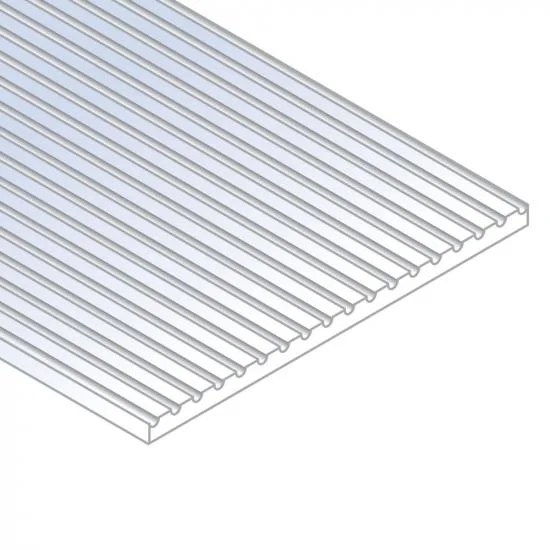 Evergreen 6x12in (15x30cm) Passenger Car Siding Sheet .030in (0.75mm) Thick (1 Sheet per pack) — image 2 of 5