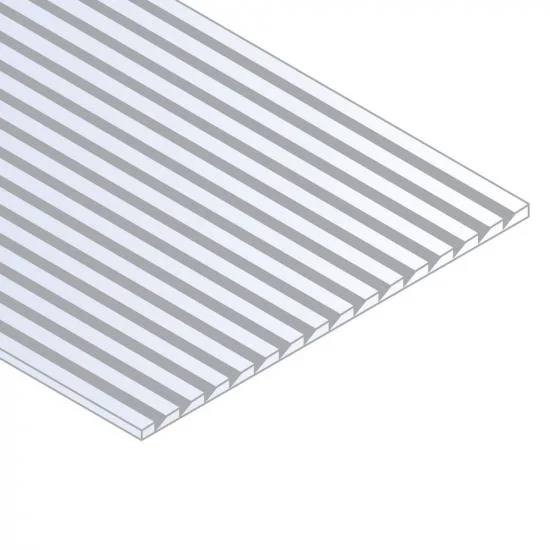 Evergreen 6x12in (15x30cm) Novelty Siding Sheet .040in (1.0mm) Thick .083in Spacing (1 Sheet per pack) — image 3 of 5