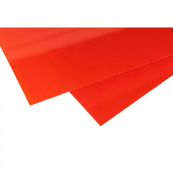 Evergreen [9901] 6 x 12 Transparent Coloured Sheet .010 Thick RED (2 sheets per pack) &mdash; image 3 of 6