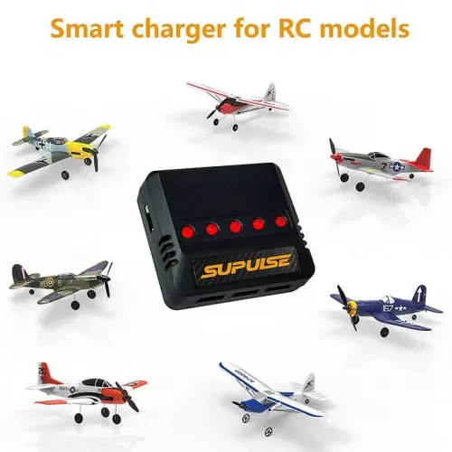 Volantex Supulse 5-In-1 USB 1S 3.7V Micro 5 Port LiPo Charger — image 3 of 5