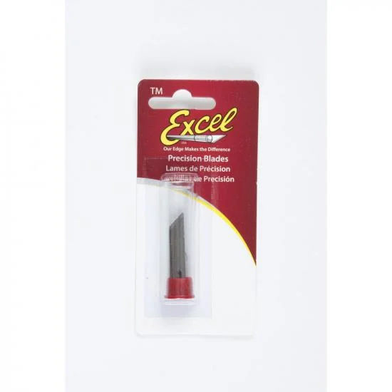 Excel #5 Angled Chisel Blade, Shank 0.25 (0.58 cm) (5pcs) (Carded) — image 2 of 5