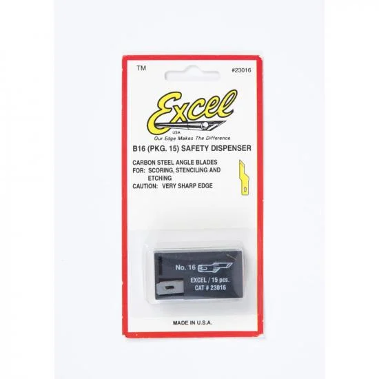 Excel #16 Stencil Edge Blade, Shank 0.25 (0.58 cm) (5pcs) (Carded) &mdash; image 3 of 9
