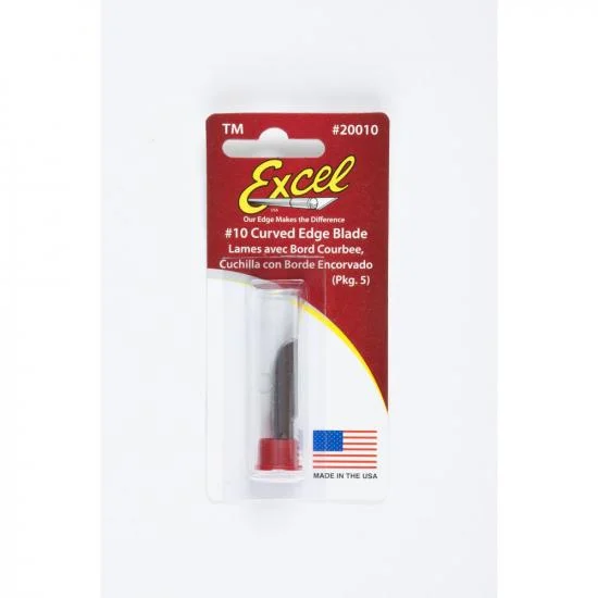 Excel #10 Curved Edge Blade, Shank 0.25 (0.58 cm) (100pcs) (Bulk) — image 2 of 9