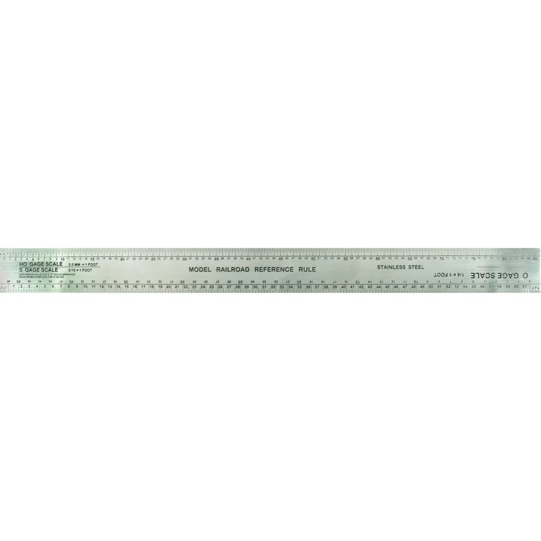 Invar Ruler Pouch Excel 12in Scale Model Railroad Ruler (Pouch) | EXL55777