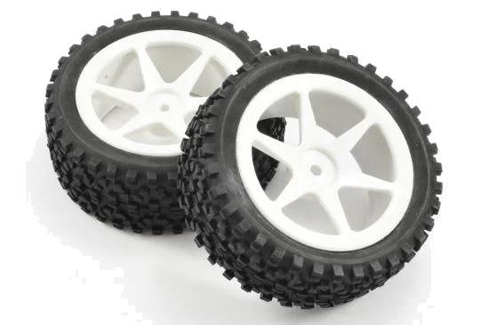 Fastrax 1:10 Mounted Buggy Tyres Street Front (Spoked) — image 3 of 4