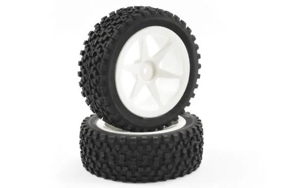 Fastrax 1:10 Mounted Buggy Tyres Street Front (Spoked) — image 4 of 4