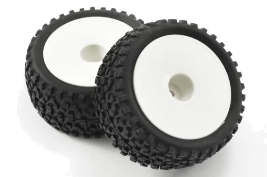 Fastrax 1:10 Mounted Cuboid Buggy Rear Tyres Dished &mdash; image 3 of 4