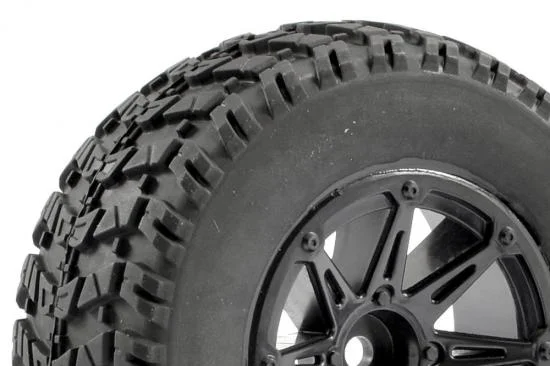 Fastrax 1:10 SC Wave Mounted 8-Spoke Wheels (12mm) &mdash; image 2 of 4