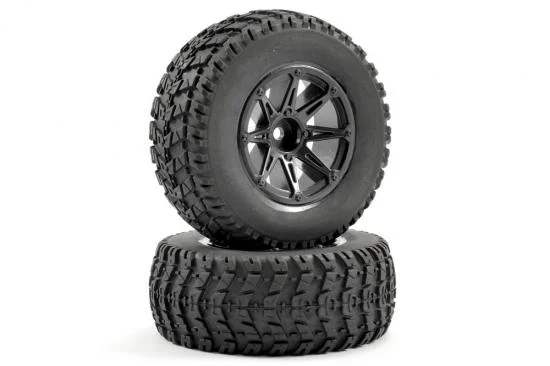 Fastrax 1:10 SC Wave Mounted 8-Spoke Wheels (12mm) &mdash; image 4 of 4