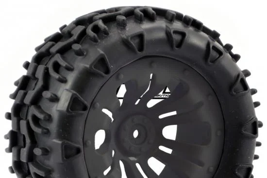 FTX Fastrax 1:10 Klaxon Truck Tyre Mounted On 12-Spoke (12mm Hex) &mdash; image 2 of 3