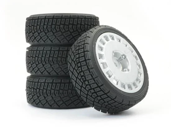 Fastrax 1:10 Rally Angle Tyres on OZ Style Wheels - Silver (4) — image 4 of 7