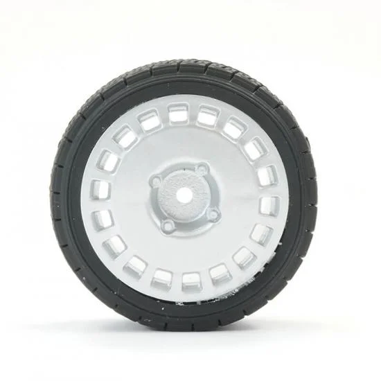 Fastrax 1:10 Rally Angle Tyres on OZ Style Wheels - Silver (4) — image 2 of 7