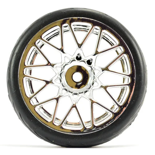Fastrax Street Tread Tyres on Star Spoke Chrome Wheels (4) — image 2 of 6