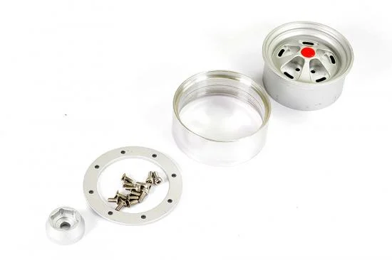 Fastrax Aluminium Beadlock Star 1.9 Wheels - Silver (4) — image 5 of 5