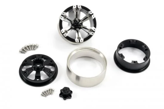 Fastrax 1.9 Heavy Duty 6 Spoke Alloy Beadlock Wheels (2) — image 3 of 4