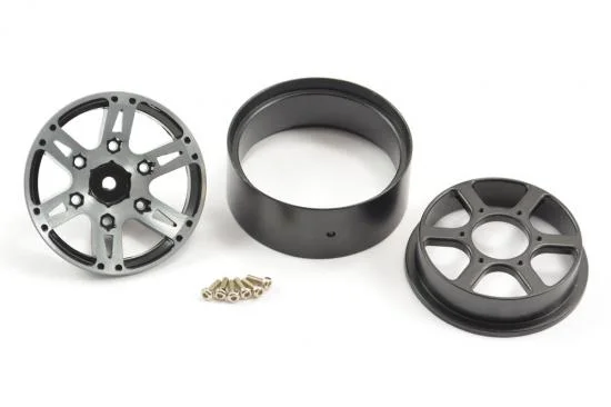 Fastrax 1.9 Heavyweight Split 6-Spoke Alloy Beadlock Wheels (4) — image 3 of 6