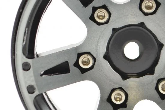 Fastrax 1.9 Heavyweight Split 6-Spoke Alloy Beadlock Wheels (4) — image 4 of 6