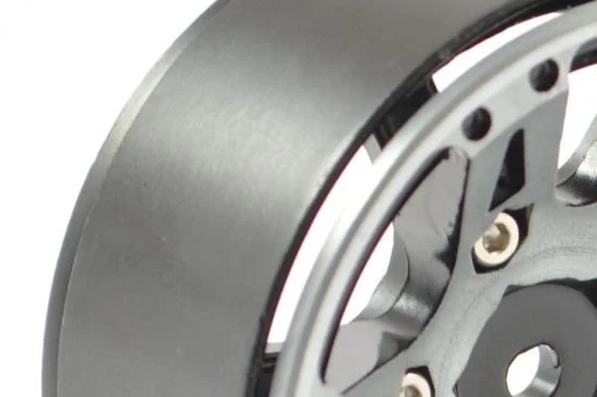 Fastrax 1.9 Heavyweight Split 6-Spoke Alloy Beadlock Wheels (4) — image 6 of 6