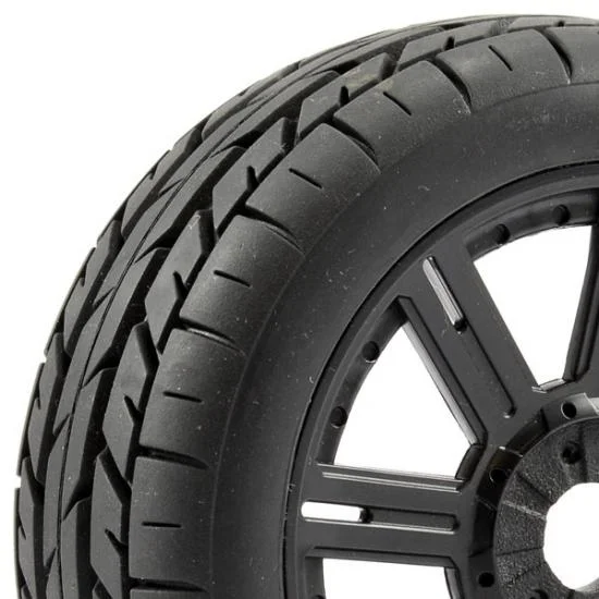 Fastrax 1:8 Eagle Road Tread Tyres Mounted on Black Wheels (2) — image 1 of 5