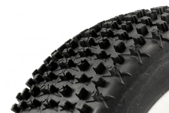 Fastrax X-Block 1:8 Truggy Tyres Mounted on White Dished Zero Offset Wheels (2) — image 2 of 3