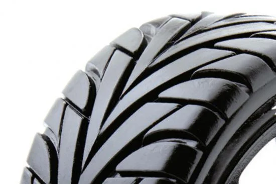 Fastrax 1:8 Truggy Eagle Tyres Mounted on 5 Spoke White Zero Offset Wheels (2) — image 3 of 4