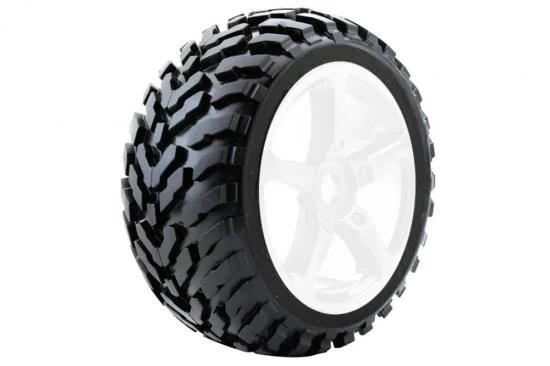 Fastrax 1:8 Truggy Arrow Mounted On 5-Spoke White 0 Offset(2) &mdash; image 2 of 4