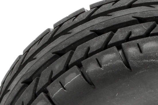 Fastrax 1:10 SC Eagle Treaded Road Tyres Mounted on 12mm Hex Slash 2WD Front Wheels (2) — image 3 of 4