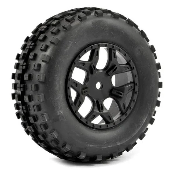 Fastrax 1:10 SC Rock Block Tyres Mounted on Slash Rear Wheels (2) — image 1 of 5