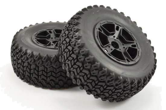 Fastrax 1:10 SC ZigZag Tyres Mounted on Slash Rear Wheels (2) &mdash; image 2 of 4