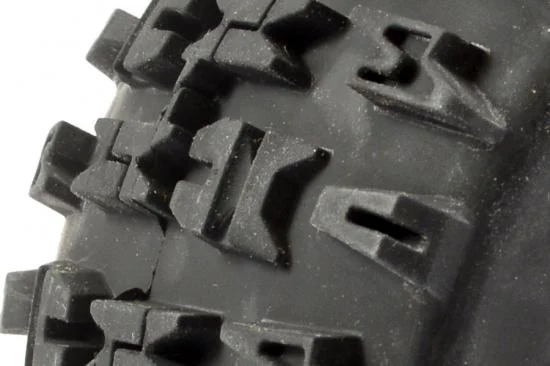 Fastrax Jigsaw 1:8 MT Tyres Mounted on Spoked Black Half Inch Offset Wheels (2) — image 3 of 4