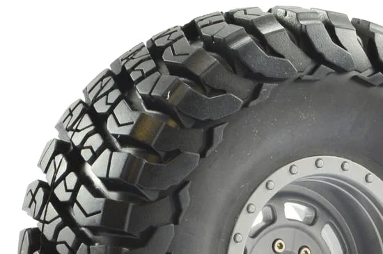 Fastrax Granite Scale 2.2 Wheels with Tyres - 140mm OD - Grey (2) &mdash; image 2 of 4