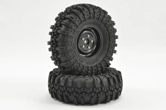 Fastrax 118mm OD Crawler Swamper Tyres on 1.9 Scale Wheels (2) — image 3 of 4