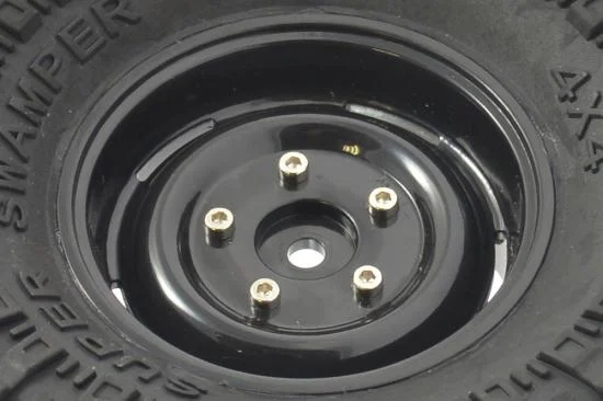 Fastrax 118mm OD Crawler Swamper Tyres on 1.9 Scale Wheels (2) — image 4 of 4