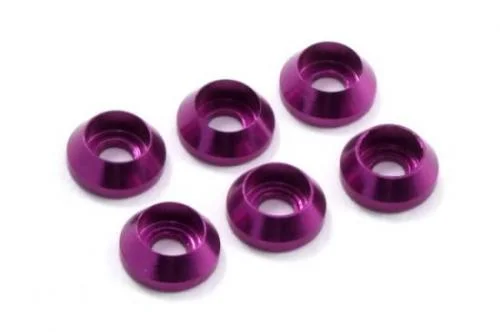 Fastrax M3 Cap Washer Purple (6) — image 1 of 2