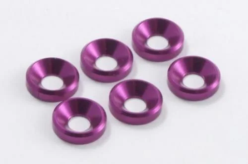 Fastrax M4 Shim Washers (6) Purple — image 1 of 2