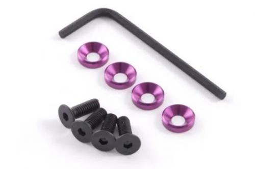 Fastrax M4 Engine Mounts W/F.H.Screws Blue — image 1 of 2