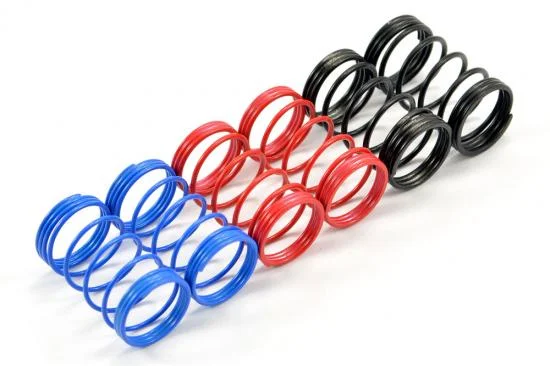 Fastrax 1:10 55mm Spring Set Soft/Blue - Med/Red - Hard/Black &mdash; image 2 of 2