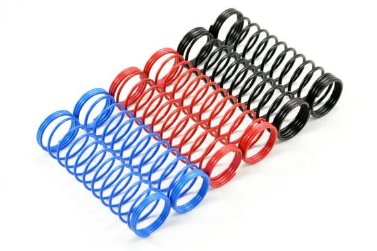 Fastrax 1:10 95mm Spring Set Soft/Blue - Med/Red - Hard/Black — image 2 of 2