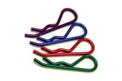Fastrax 1:8 / 1:5 Transponder Body Clips - Metallic Blue (6) — image 1 of 2