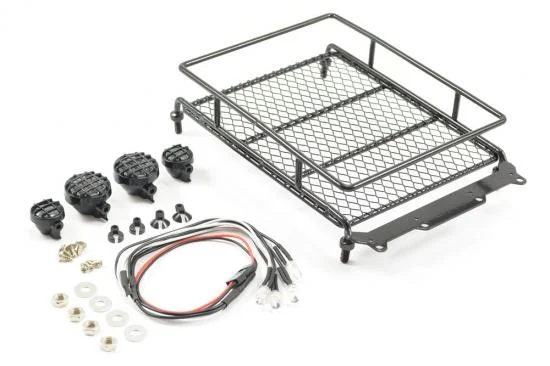 Fastrax Aluminium Luggage Rack W/LED Lamps L130mm X W110mm &mdash; image 2 of 5