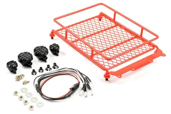 Fastrax Aluminium Luggage Rack W/LED Lamps L130mm X W110mm — image 2 of 5