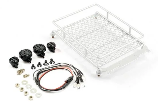 Fastrax Aluminium Luggage Rack W/LED Lamps L130mm X W110mm — image 2 of 5