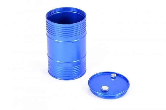 Fastrax Aluminium Anodised Oil Drum W/Removable Lid - Blue — image 2 of 2
